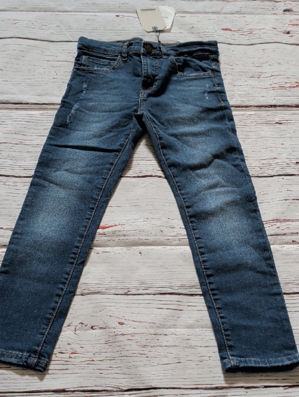 ๐ Zara Girls Dark Blue Kids Denim Jeans - Picture 7 of 10